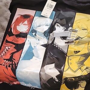 Hot Topic Multicolor Anime Panel T-Shirt